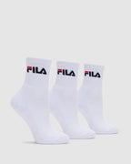 Unisex Qtr Crew Socks 3pk