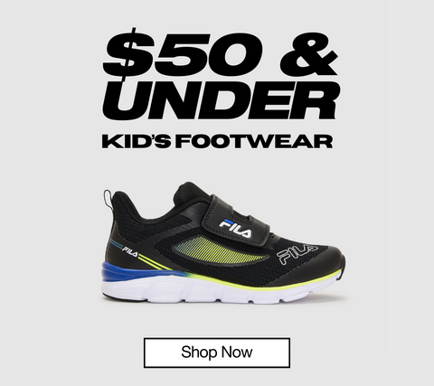 Fila youth 2025 shoe size chart