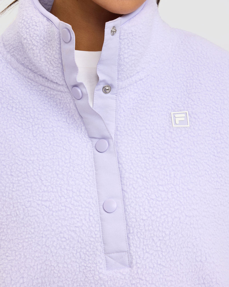 Women's Violet Fleece Pullover