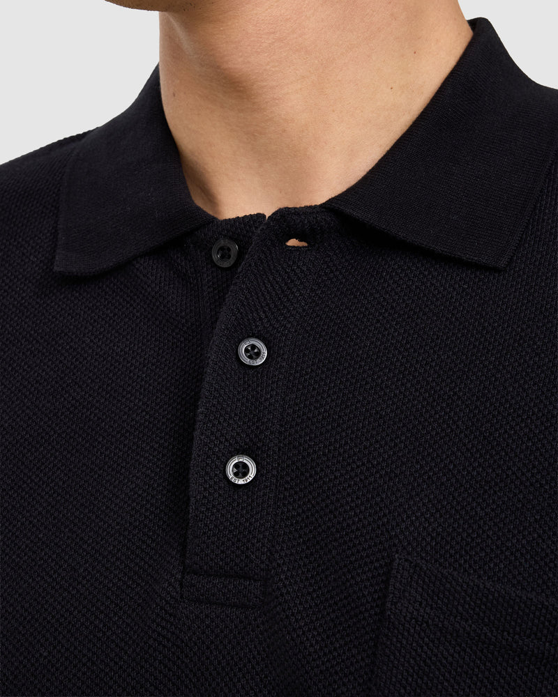 Men's Dino LS Polo