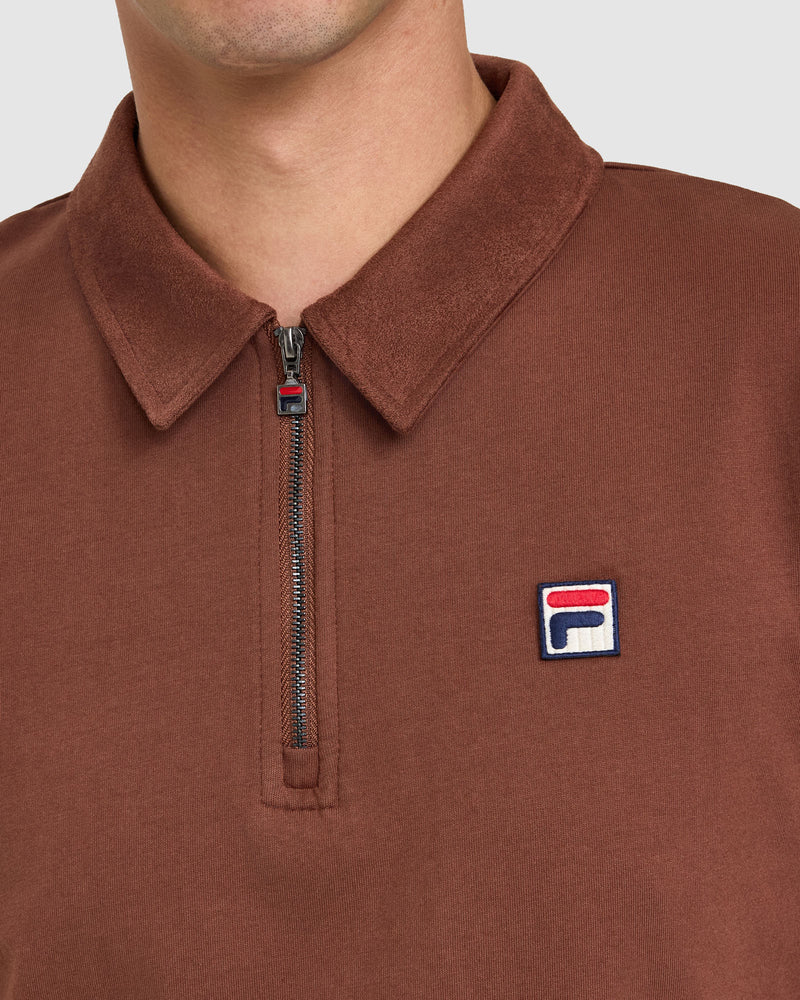 Men's Ettore Zip Polo