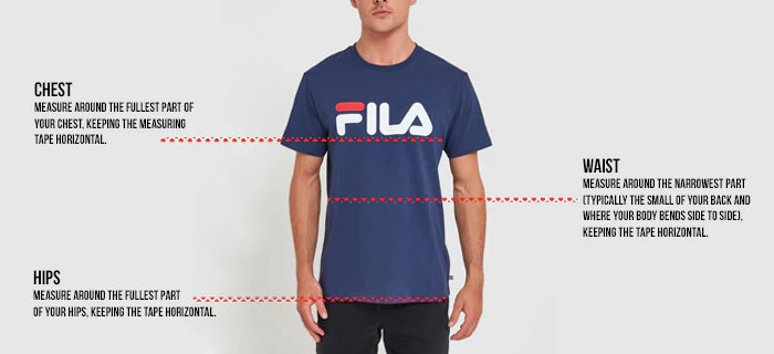 How to measure for Mens Apparel