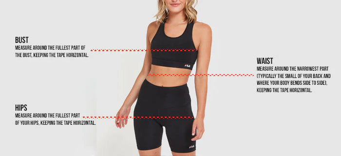 How to measure for Womens Apparel