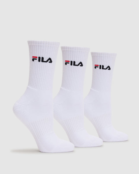 Unisex Crew Socks 3pk FILA Australia