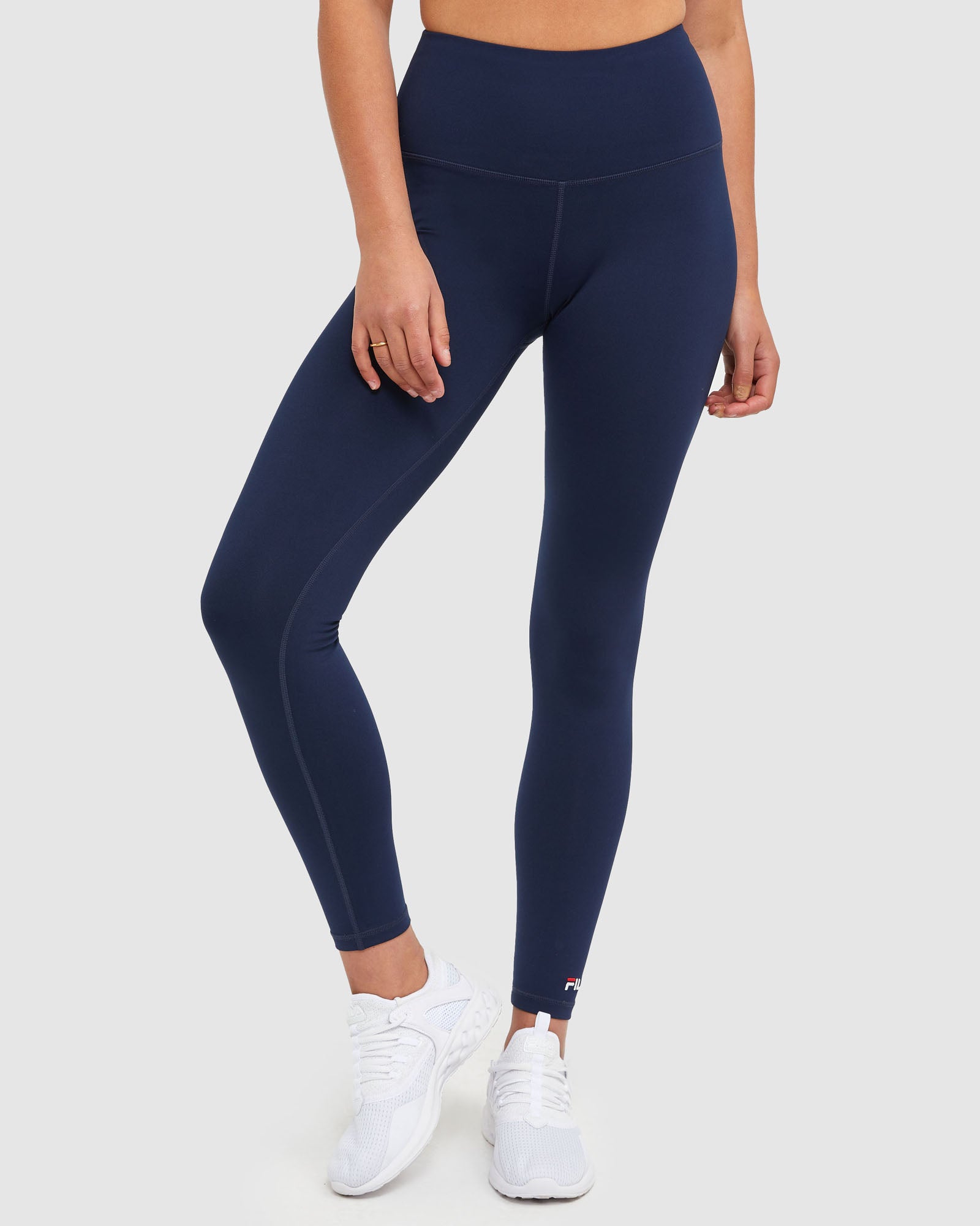 Fila, Pants & Jumpsuits, Fila Womens Size Medium Highwaisted Leggings  Navy Blue