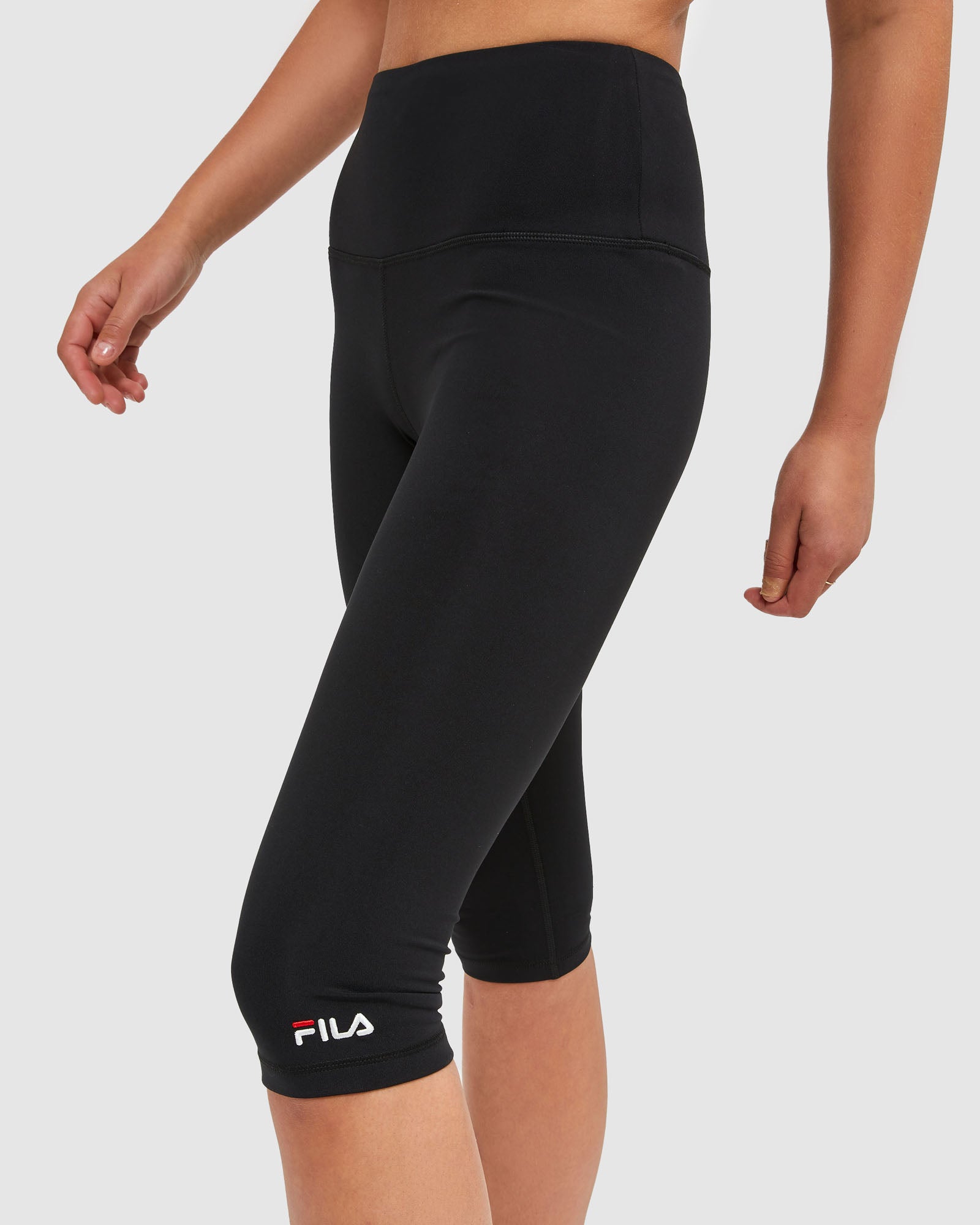 Fila Sport Teal and Black Skirted Capri Leggings Women's Size XS