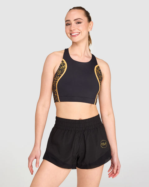 Fila zip up crop top shop