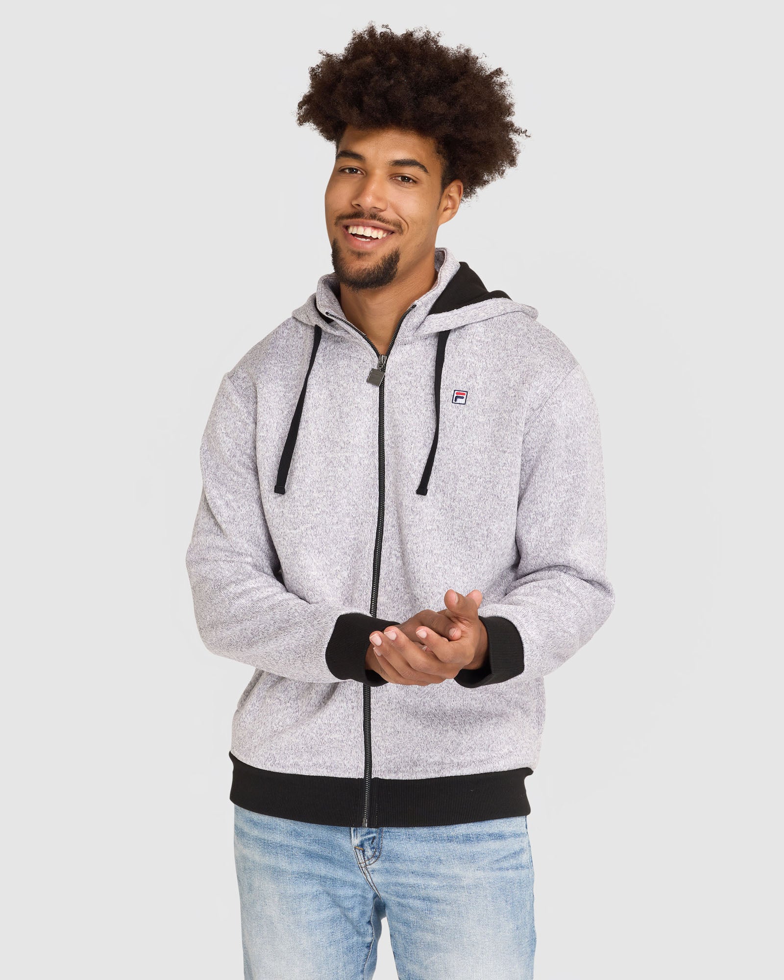 Fila men's full sale zip hoodie jacket