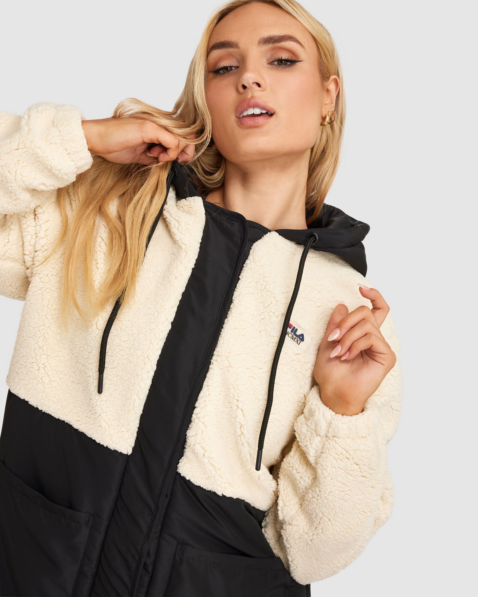 Fila petite shop teddy bear jacket