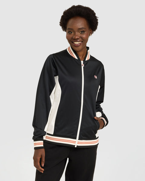 Fila white jacket womens deals