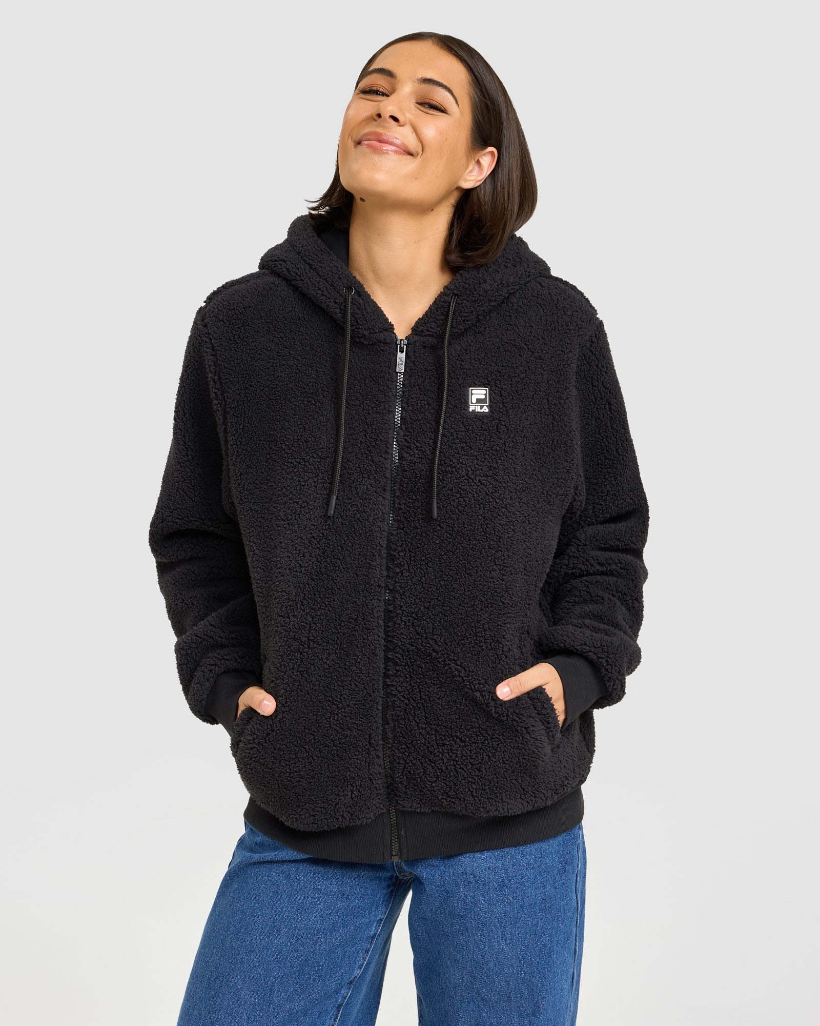 Fila raquel teddy jacket hotsell