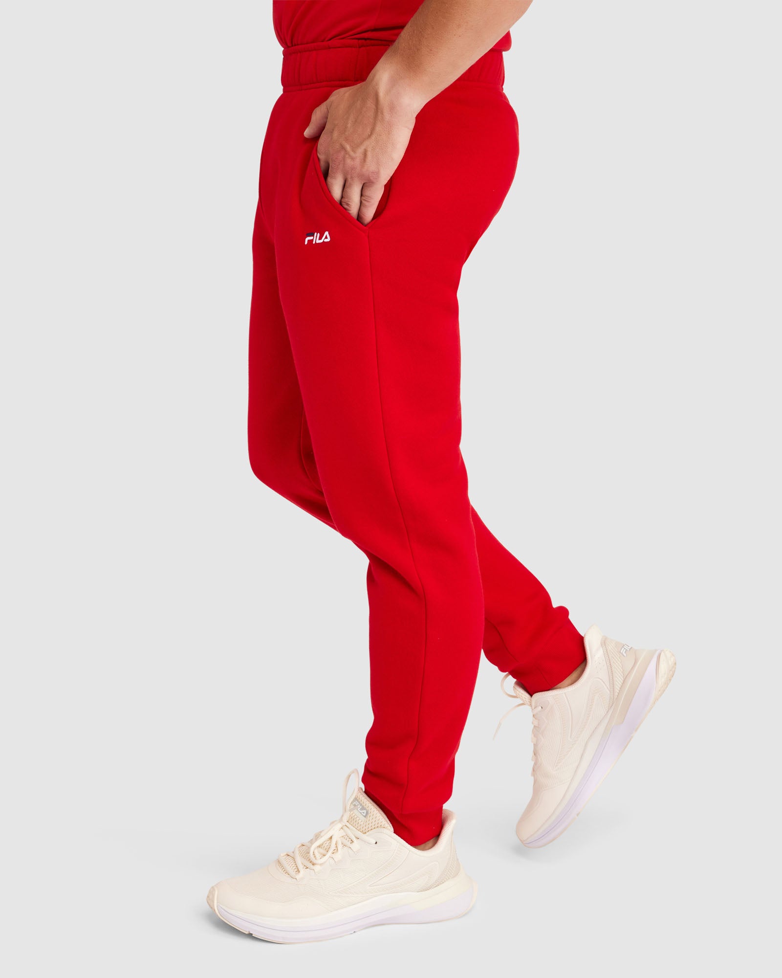 Fila Alessia Step Hem Track Pants In Red, ModeSens