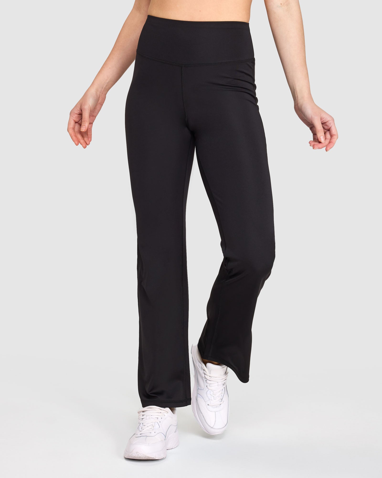 FILA Sport Women's XS Black Athleisure Flare Workout Zip Pocket Yoga Pants  