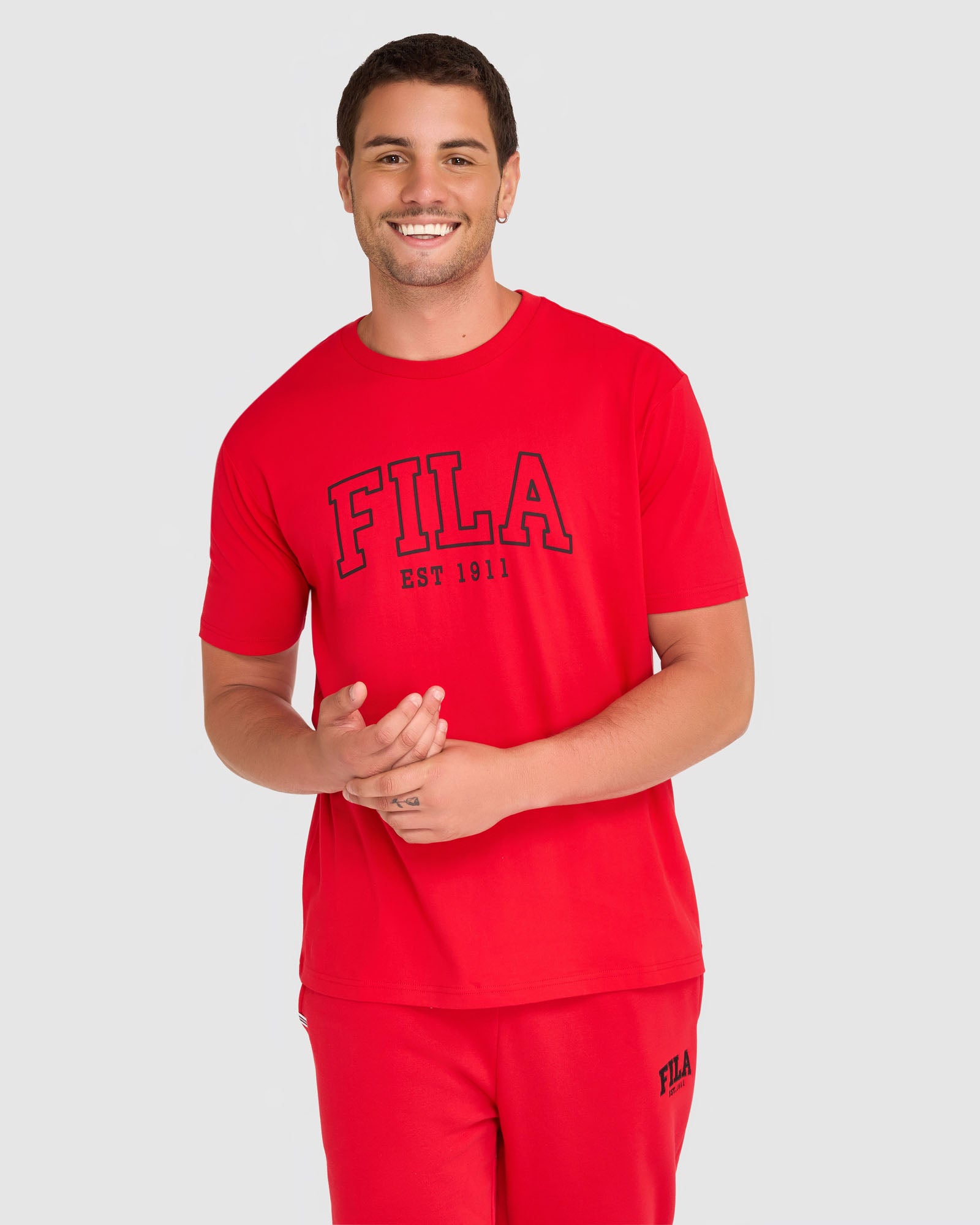 T shirt fila outlet rouge