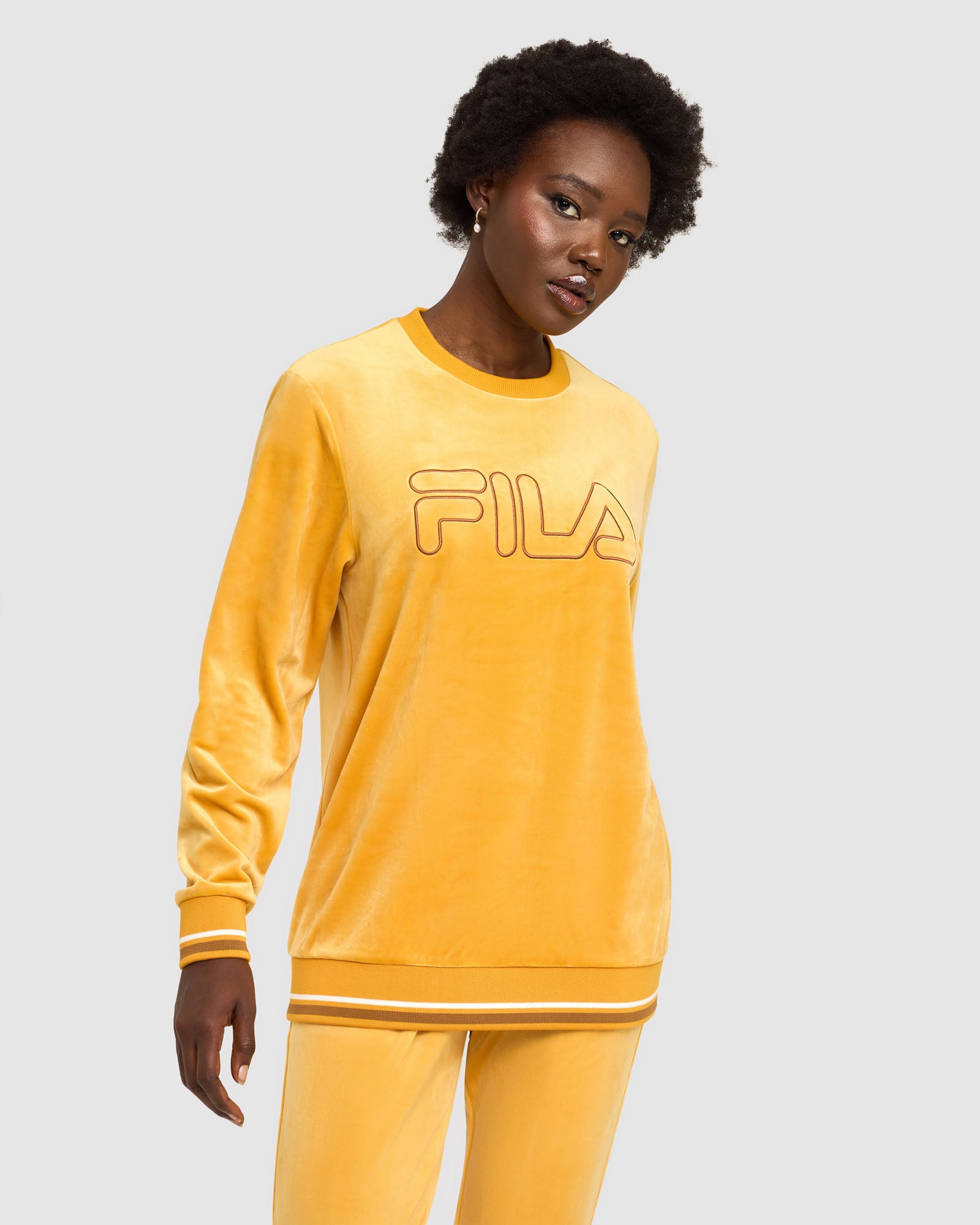 Fila women's yellow top hotsell